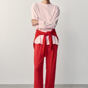 CONTRAST LONG SLEEVE T-SHIRT