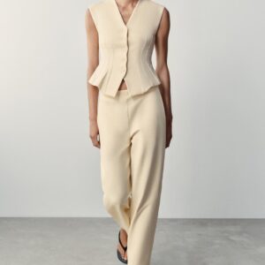 INTERLOCK BUTTONED WAISTCOAT