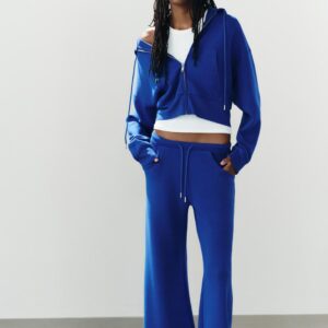 INTERLOCK HOODIE - BLUISH