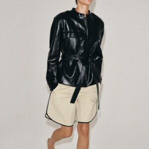 ZW COLLECTION LEATHER EFFECT JACKET