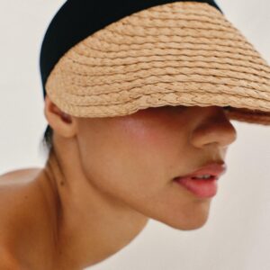 CONTRAST TRIM VISOR HEADBAND