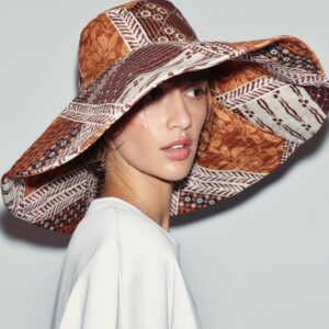 PATCHWORK PRINT HAT