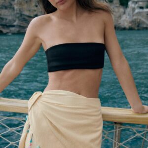 BEADED PAREO SKIRT
