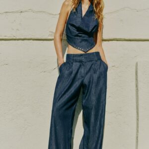 BARREL TROUSERS WITH DARTS