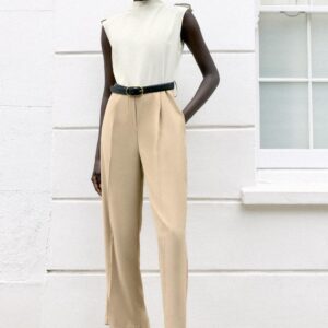COMBINED BELTED JUMPSUIT