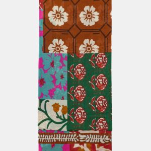 TILED PRINT COTTON SCARF