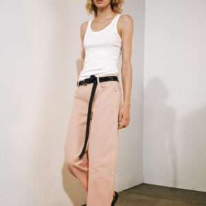 ZW COLLECTION BARREL PATCHWORK MID-WAIST JEANS