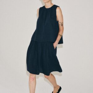 ZW COLLECTION LINEN BLEND TOP