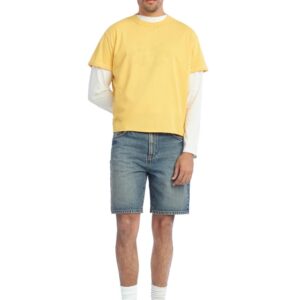 CRUSH FADED TEXT REVERSIBLE EFFECT T-SHIRT
