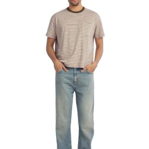 STRIPED CROPPED FIT T-SHIRT