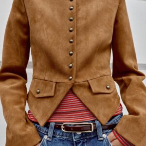 SHORT BUTTONED JACKET