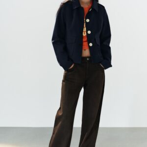 TRF FOLDED LOW-RISE JEANS