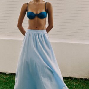 LAYERED MIDI SKIRT