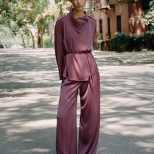 FLOWING WIDE-LEG TROUSERS