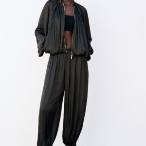 SATIN SAROUEL TROUSERS