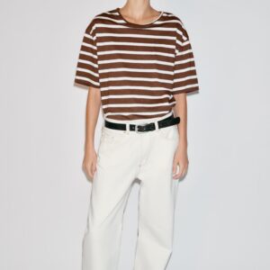 STRIPED SHORT SLEEVE T-SHIRT