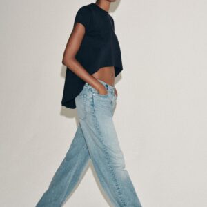 ASYMMETRIC COTTON T-SHIRT