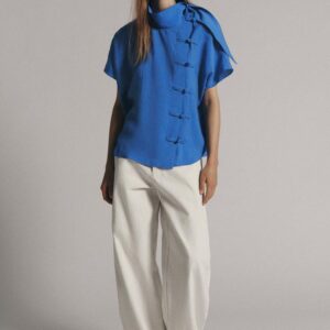 ZW COLLECTION SHIRT WITH FROG FASTENING