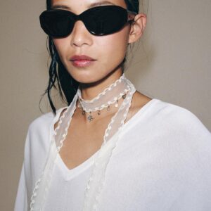 WOVEN CHOKER WITH CHARMS