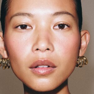 METAL HOOP EARRINGS