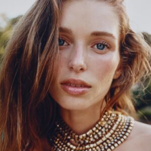 METAL RHINESTONE CHOKER NECKLACE