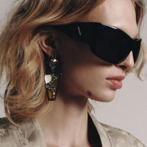 GEOMETRIC RHINESTONE EARRINGS