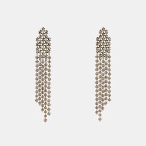 RHINESTONE DANGLE EARRINGS