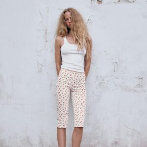 STRAWBERRY PRINT CAPRIS