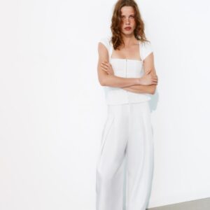 BALLOON TROUSERS WITH PLEATS