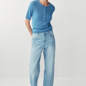 Z1975 RELAXED FIT MID-WAIST JEANS WITH CUFFED HEMS