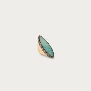 MARISA BERENSON X ZARA MAXI SHINY STONE RING