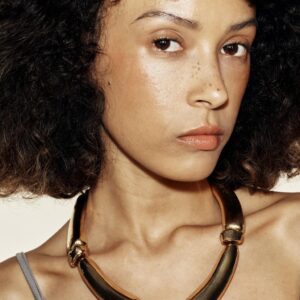 METALLIC CHARM CORD NECKLACE