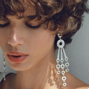 METAL CIRCLE EARRINGS