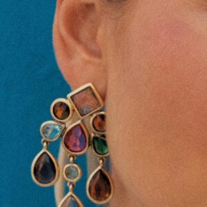 MISMATCHED BEJEWELLED EARRINGS