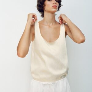 SATIN STRAPPY TOP