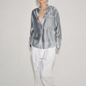 ZW COLLECTION EMBROIDERED POCKET SHIRT