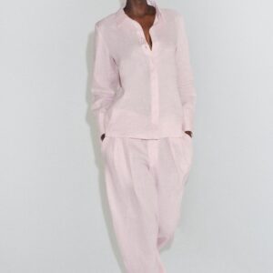 ZW COLLECTION 100% LINEN SHIRT