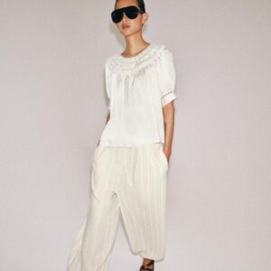 ZW COLLECTION STRIPED SAROUEL TROUSERS