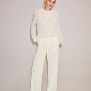 FLUID SEMI-SHEER SWEATSHIRT