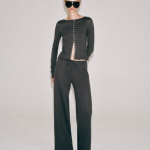 RUSTIC TOP AND TROUSERS SET - ANTHRACITE GREY
