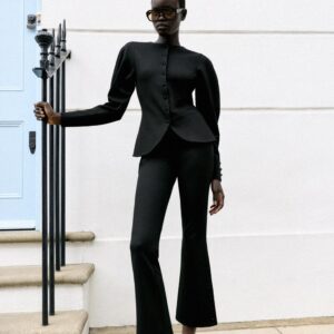 INTERLOCK BUTTON TROUSERS