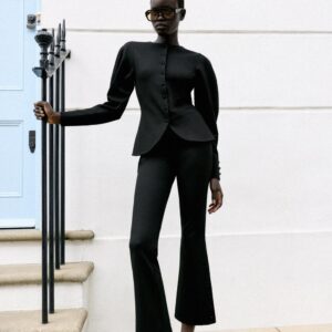 INTERLOCK BUTTON BLAZER
