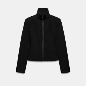 SHOULDER PAD ZIP JACKET