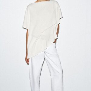 DRAPED CAPE TOP