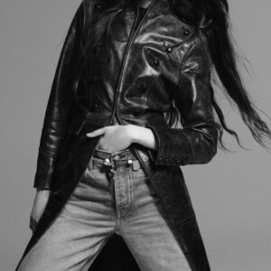 ZW COLLECTION 100% LEATHER BIB JACKET