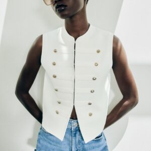 BUTTONED WAISTCOAT TOP