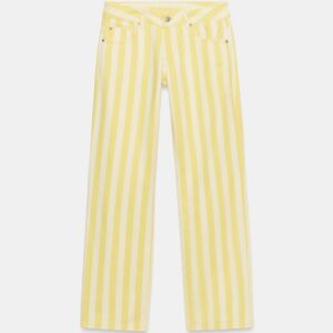 TRF STRIPED STRAIGHT-LEG JEANS