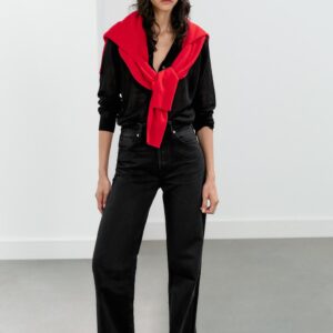 TRF WIDE-LEG HIGH-WAIST JEANS