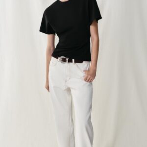STRETCH TOP AND TROUSER SET - BLACK