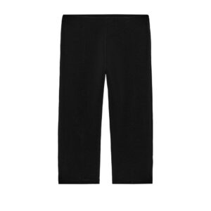 CAPRIS WITH CONTRAST TOPSTITCHING - BLACK
